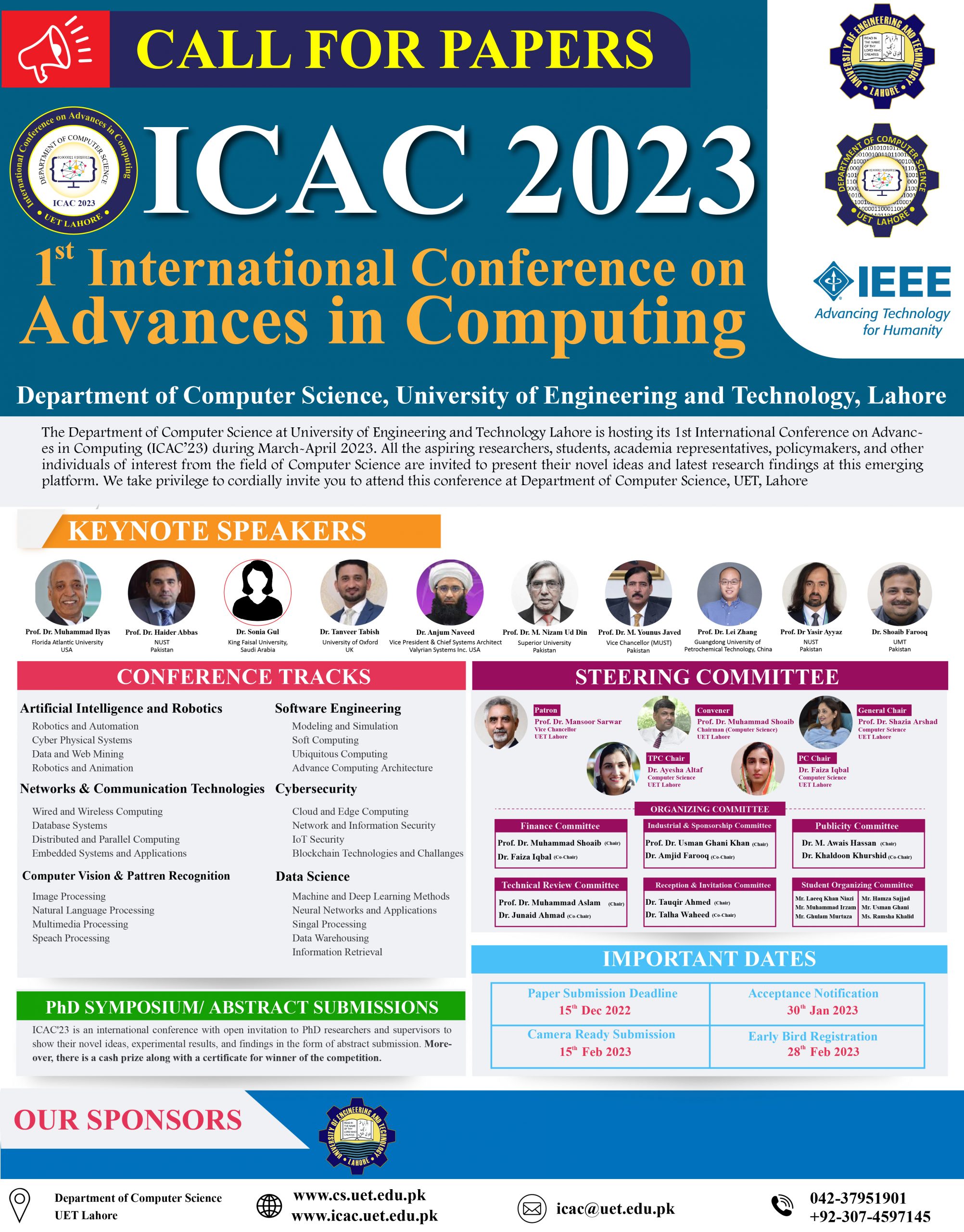 Call for papers ICACR International Conference on Advances in